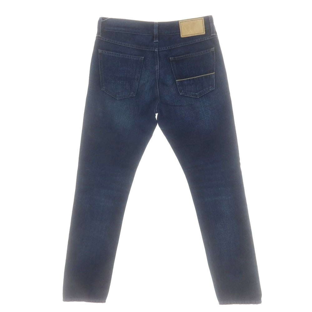 【中古】ケアレーベル Care label コットン リネン ポリエステル ジーンズ デニムパンツ ネイビー【 サイズ31 】【 状態ランクA 】【 メンズ 】 [DPD]