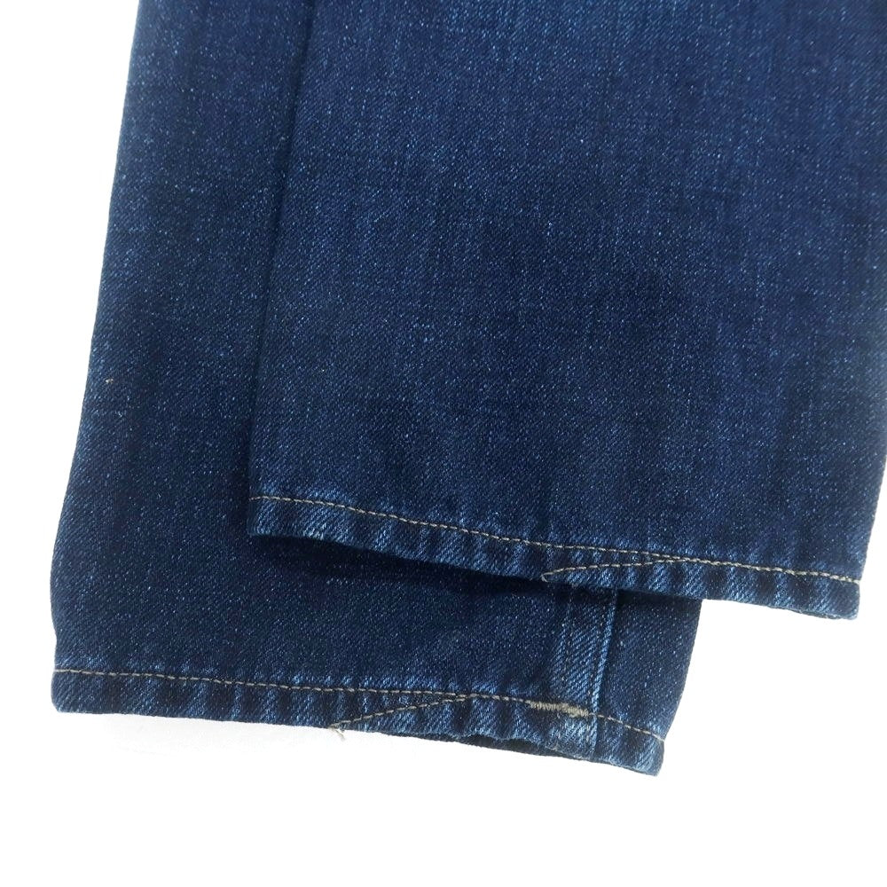 【中古】ケアレーベル Care label コットン リネン ポリエステル ジーンズ デニムパンツ ネイビー【 サイズ31 】【 状態ランクA 】【 メンズ 】 [DPD]