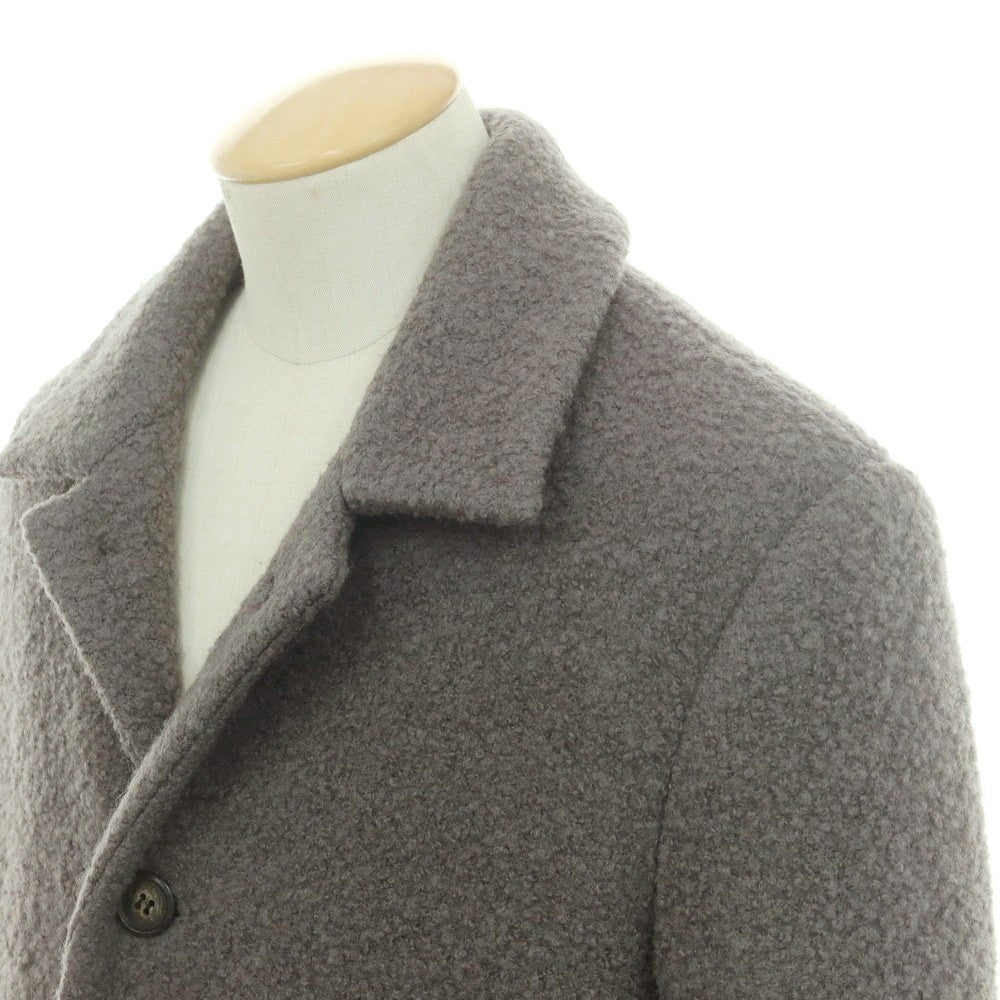 【中古】デヴォー DEVEAUX ウールナイロン ステンカラーコート グレー【 S 】【 状態ランクB 】【 メンズ 】