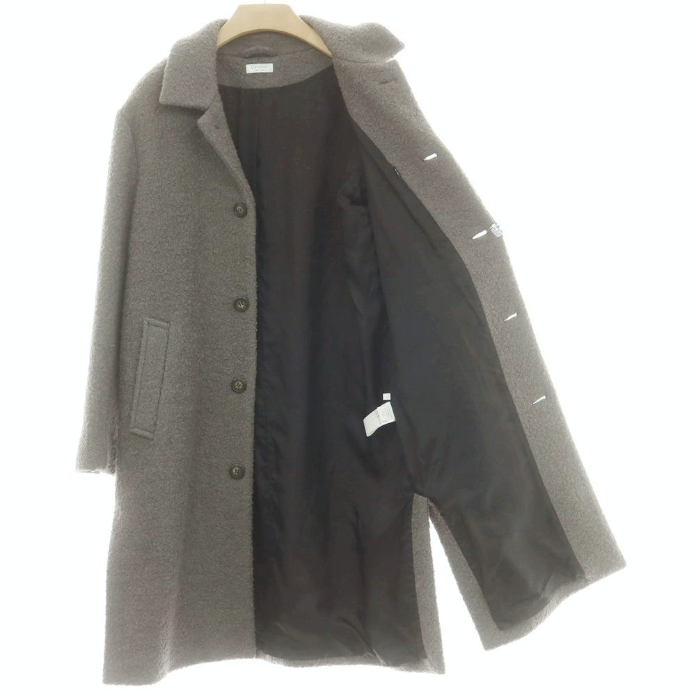 【中古】デヴォー DEVEAUX ウールナイロン ステンカラーコート グレー【 S 】【 状態ランクB 】【 メンズ 】
