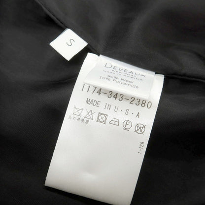 【中古】デヴォー DEVEAUX ウールナイロン ステンカラーコート グレー【 S 】【 状態ランクB 】【 メンズ 】