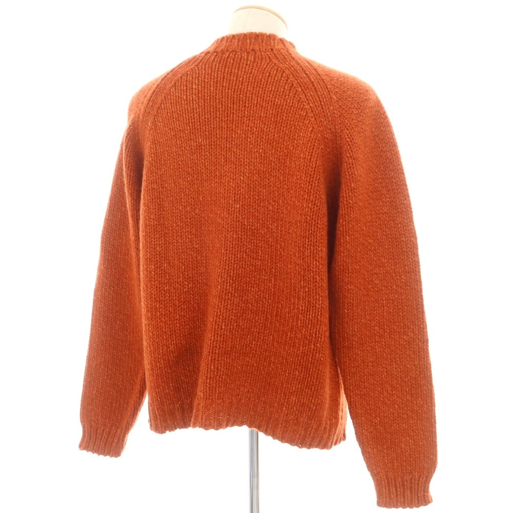 【中古】マーロ Malo カシミヤ モックネック プルオーバーニット オレンジ【 46 】【 状態ランクA 】【 メンズ 】