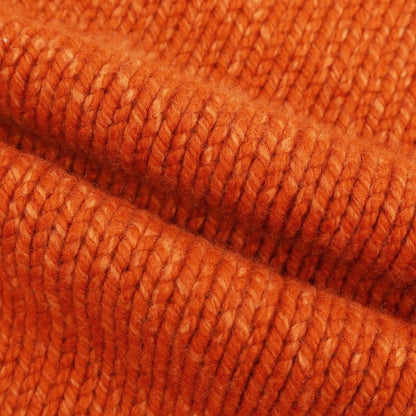 【中古】マーロ Malo カシミヤ モックネック プルオーバーニット オレンジ【 46 】【 状態ランクA 】【 メンズ 】