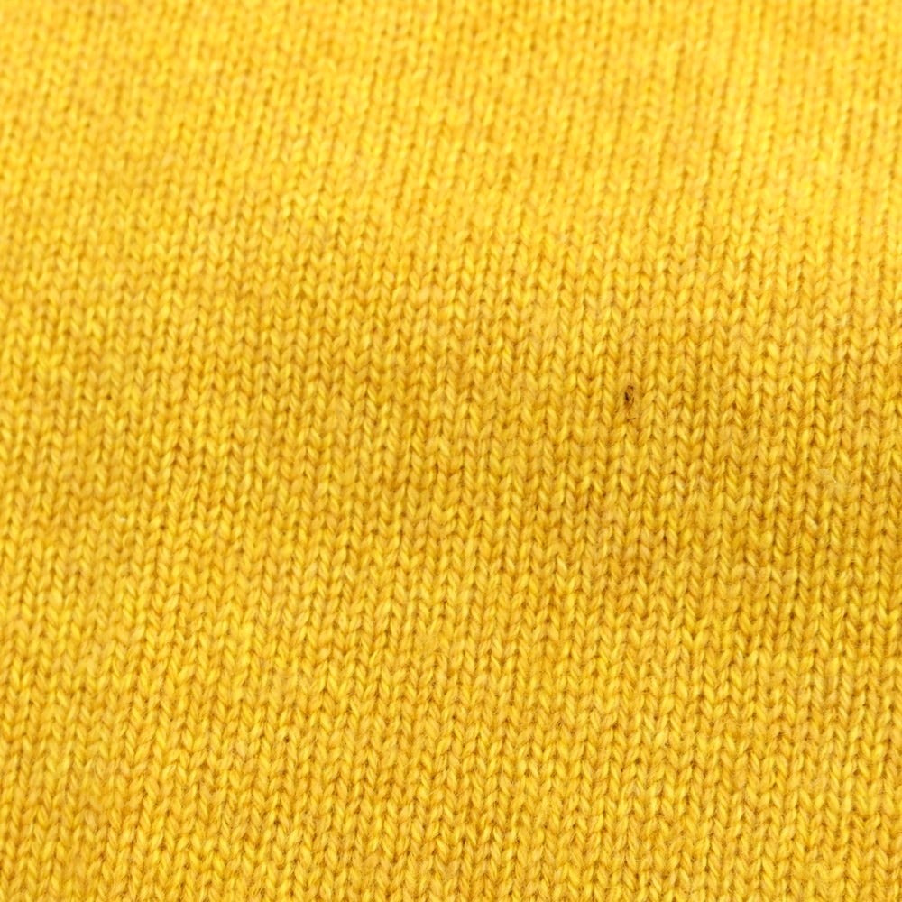【中古】フェデーリ FEDELI カシミヤ Vネック プルオーバーニット イエロー【 52 】【 状態ランクB 】【 メンズ 】