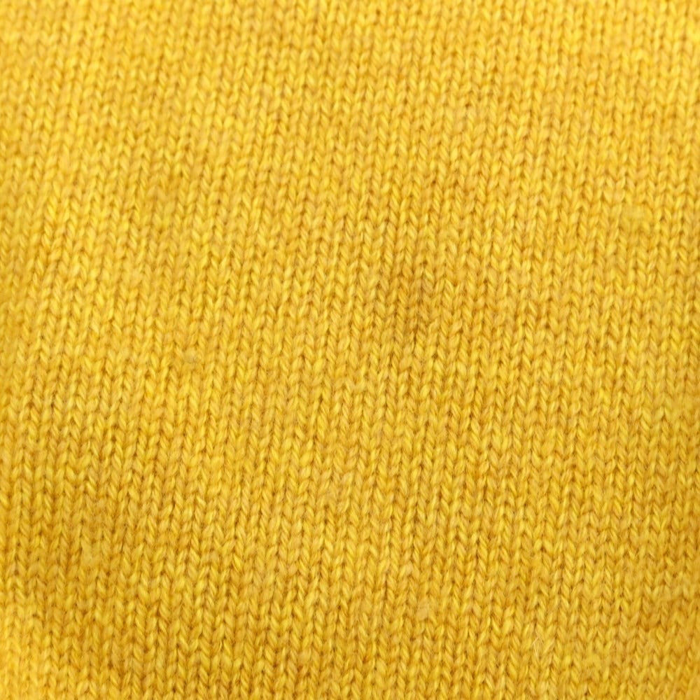 【中古】フェデーリ FEDELI カシミヤ Vネック プルオーバーニット イエロー【 52 】【 状態ランクB 】【 メンズ 】