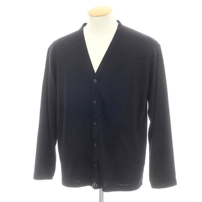 【中古】バトナー BATONER ウール ジャージー カーディガン ダークネイビー系【 1 】【 状態ランクA 】【 メンズ 】