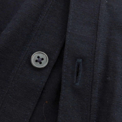 【中古】バトナー BATONER ウール ジャージー カーディガン ダークネイビー系【 1 】【 状態ランクA 】【 メンズ 】