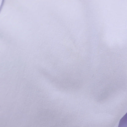 【中古】バルバ BARBA コットン タブカラー クレリック ドレスシャツ ラベンダーxホワイト【 38 】【 状態ランクB 】【 メンズ 】