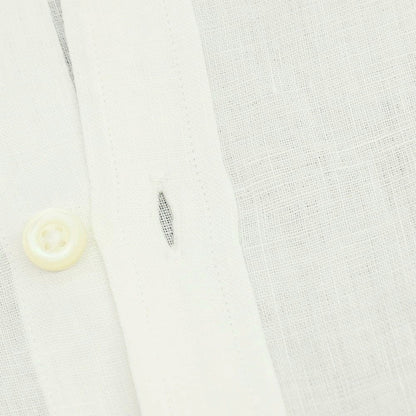 【中古】ブリッラ ペル イル グスト Brilla per il gusto リネン ワイドカラー カジュアルシャツ ホワイト【サイズS】【 状態ランクA 】【 メンズ 】