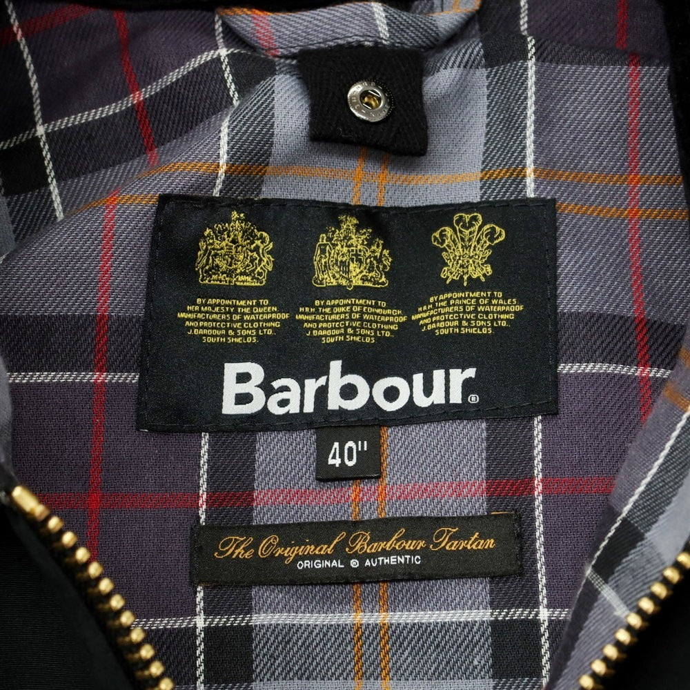 【中古】バブアー Barbour BEDALE ポリエステルコットン フィールドジャケット ブラック【 40 】【 状態ランクA 】【 メンズ 】