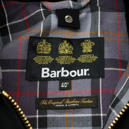 【中古】バブアー Barbour BEDALE ポリエステルコットン フィールドジャケット ブラック【 40 】【 状態ランクA 】【 メンズ 】