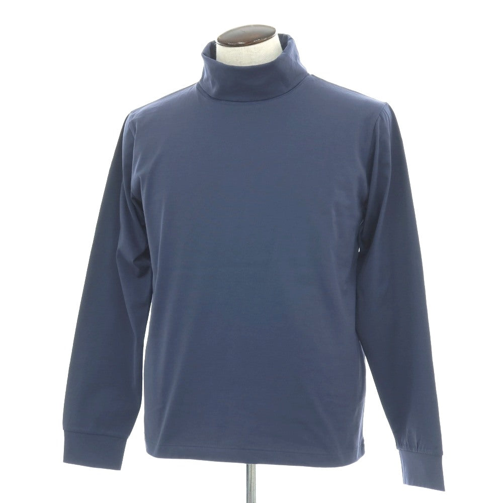 【中古】【未使用】ビームスエフ BEAMS F コットン タートルネック 長袖Ｔシャツ ネイビー【サイズXL】【 状態ランクS 】【 メンズ 】