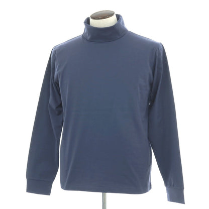 【中古】【未使用】ビームスエフ BEAMS F コットン タートルネック 長袖Ｔシャツ ネイビー【サイズXL】【 状態ランクS 】【 メンズ 】