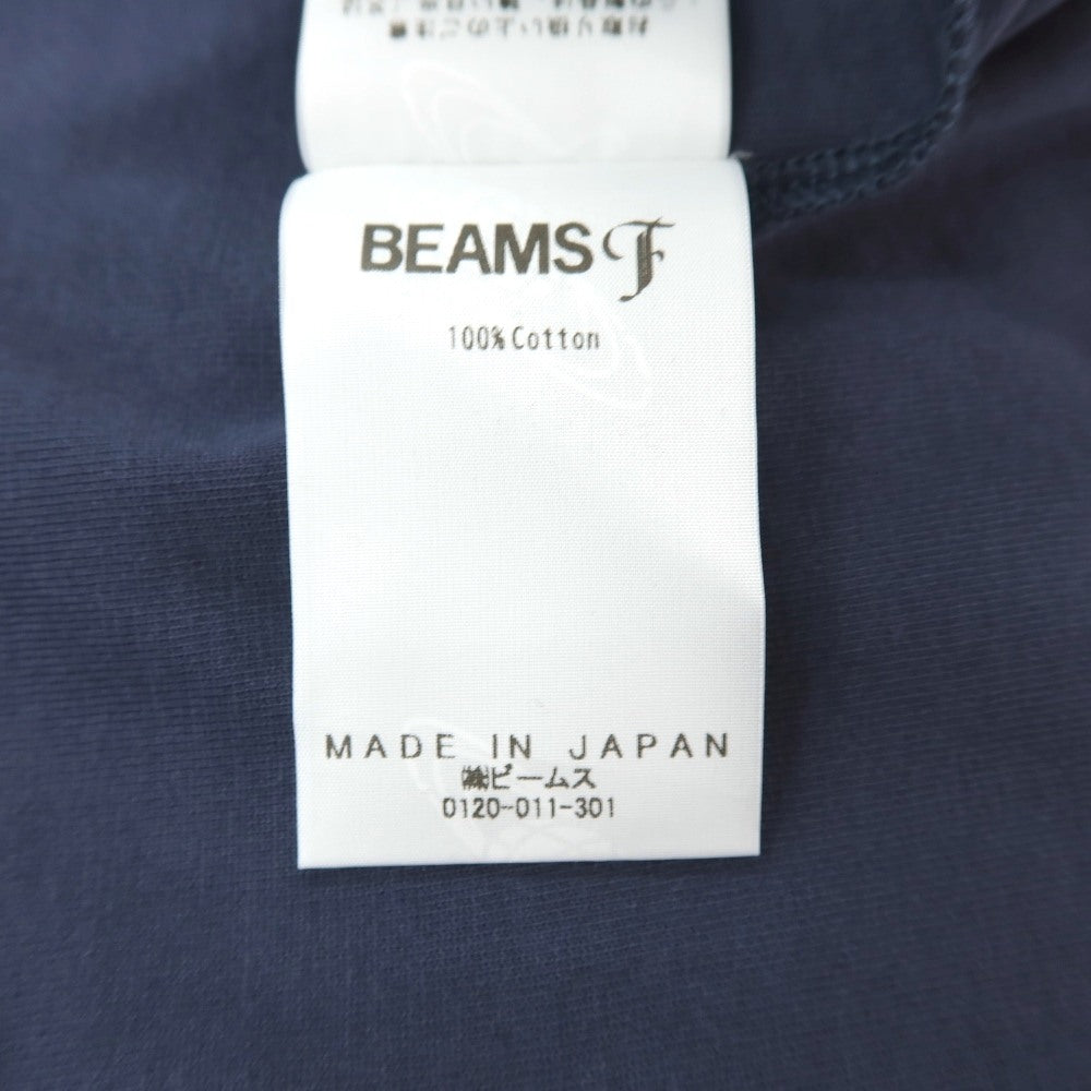 【中古】【未使用】ビームスエフ BEAMS F コットン タートルネック 長袖Ｔシャツ ネイビー【サイズXL】【 状態ランクS 】【 メンズ 】