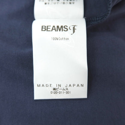 【中古】【未使用】ビームスエフ BEAMS F コットン タートルネック 長袖Ｔシャツ ネイビー【サイズXL】【 状態ランクS 】【 メンズ 】