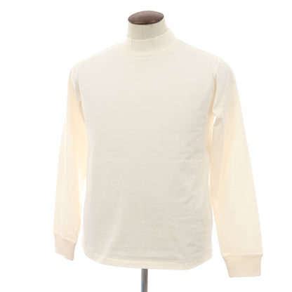 【中古】【未使用】ビームスエフ BEAMS F コットン モックネック 長袖Ｔシャツ オフホワイト【サイズXL】【 状態ランクS 】【 メンズ 】