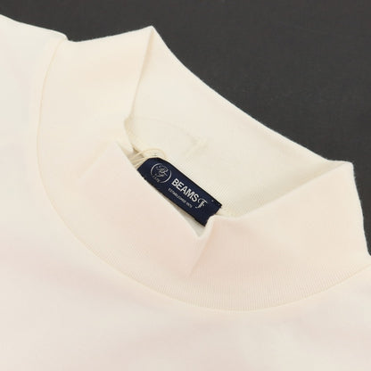【中古】【未使用】ビームスエフ BEAMS F コットン モックネック 長袖Ｔシャツ オフホワイト【サイズXL】【 状態ランクS 】【 メンズ 】
