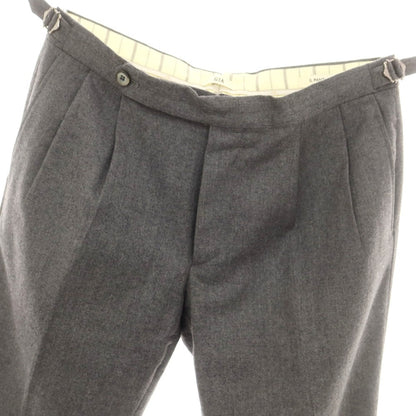 【中古】ジーティーアー G.T.A Herrick ウール ドレススラックスパンツ グレー【 50 】【 状態ランクB 】【 メンズ 】