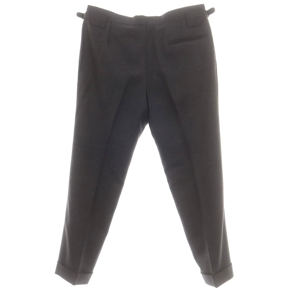 【中古】イガラシトラウザーズ 五十嵐 IGARASHI TROUSERS BEAMS F別注 ウール ドレススラックスパンツ ダークグレー【 52 】【 状態ランクA 】【 メンズ 】