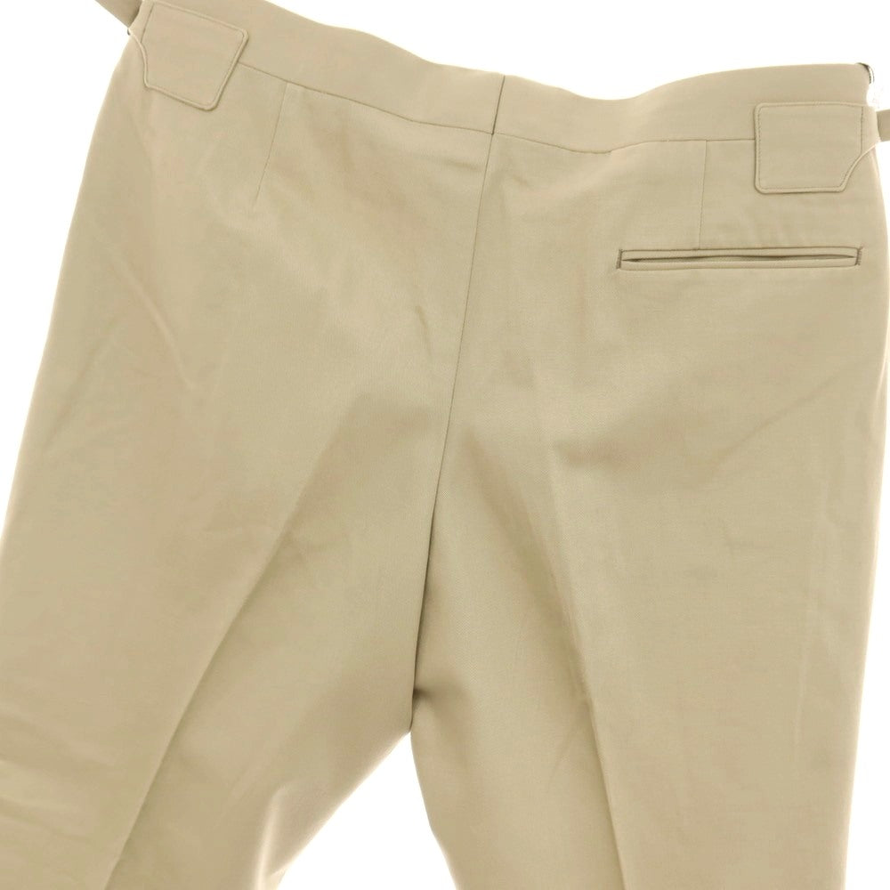 【中古】イガラシトラウザーズ 五十嵐 IGARASHI TROUSERS BEAMS F別注 コットン カジュアルスラックスパンツ ベージュ【サイズ52】【 状態ランクA 】【 メンズ 】