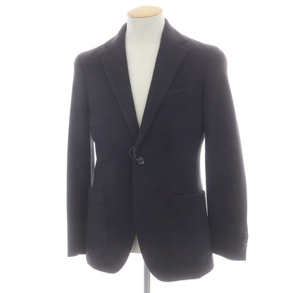 【中古】アザブテーラー azabu tailor ポリエステルアクリルウール ジャージー 2B カジュアルジャケット ブラック【 44 】【 状態ランクB 】【 メンズ 】