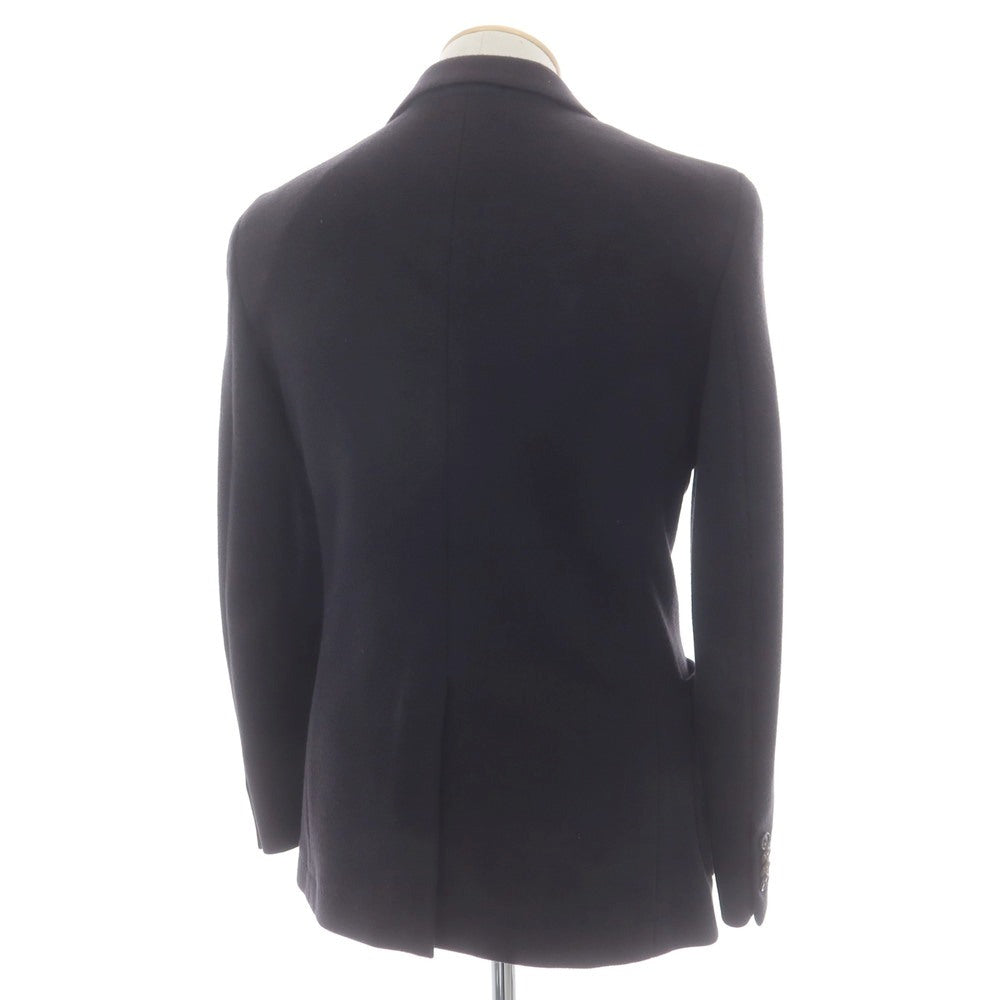 【中古】アザブテーラー azabu tailor ポリエステルアクリルウール ジャージー 2B カジュアルジャケット ブラック【 44 】【 状態ランクB 】【 メンズ 】