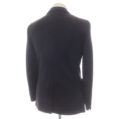 【中古】アザブテーラー azabu tailor ポリエステルアクリルウール ジャージー 2B カジュアルジャケット ブラック【 44 】【 状態ランクB 】【 メンズ 】