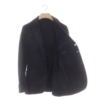 【中古】アザブテーラー azabu tailor ポリエステルアクリルウール ジャージー 2B カジュアルジャケット ブラック【 44 】【 状態ランクB 】【 メンズ 】