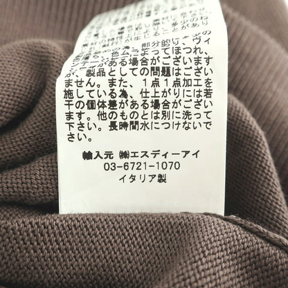 【中古】グランサッソ GRAN SASSO ハイゲージ コットン カーディガン ブラウン【サイズ48】【 状態ランクB 】【 メンズ 】