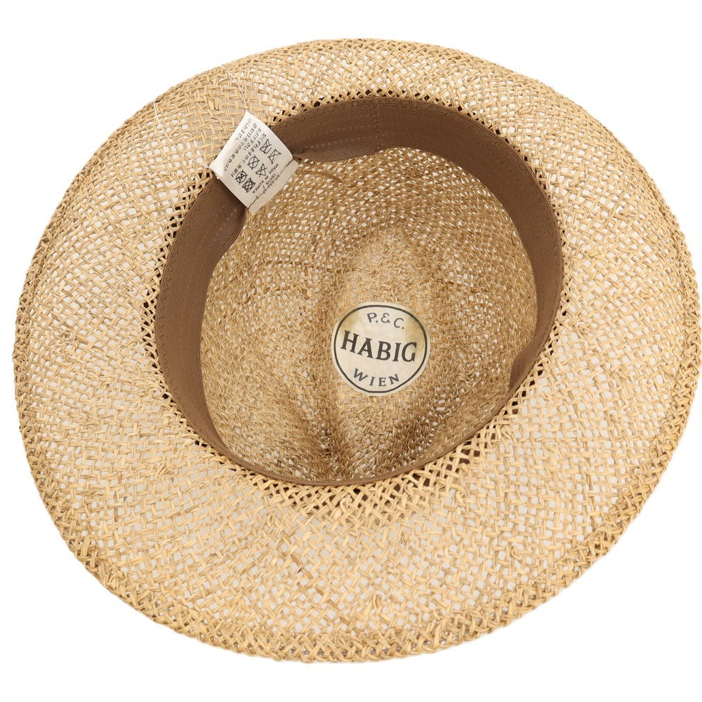 【中古】ハビック HABIG 中折れ ハット 帽子 ベージュ【サイズL（58cm）】【 状態ランクC 】【 メンズ 】