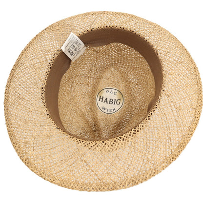 【中古】ハビック HABIG 中折れ ハット 帽子 ベージュ【サイズL（58cm）】【 状態ランクC 】【 メンズ 】