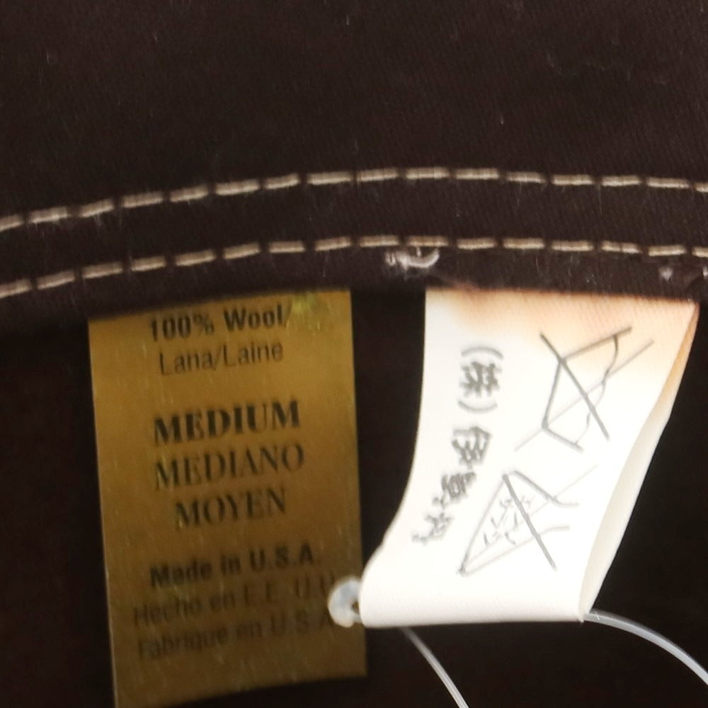 【中古】ニューヨークハット NEW YORK HAT ウール フェルト 中折れハット ブラウン【 M 】【 状態ランクC 】【 メンズ 】