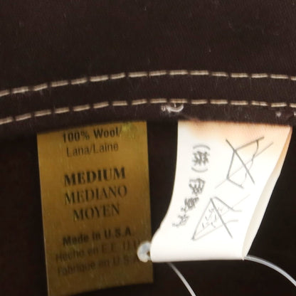 【中古】ニューヨークハット NEW YORK HAT ウール フェルト 中折れハット ブラウン【 M 】【 状態ランクC 】【 メンズ 】
