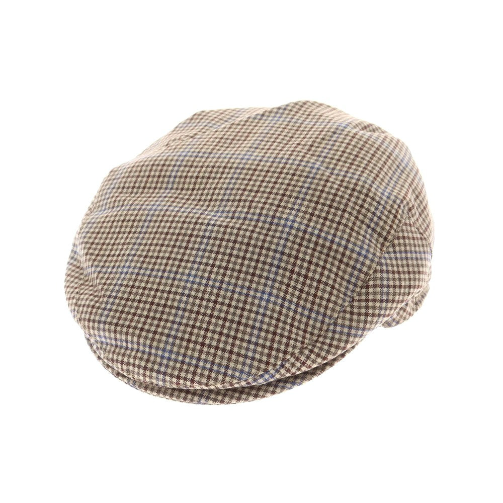 【中古】ブルックスブラザーズ Brooks Brothers ウール チェック ハンチング ベージュxブラウン【 L/XL 】【 状態ランクB 】【 メンズ 】