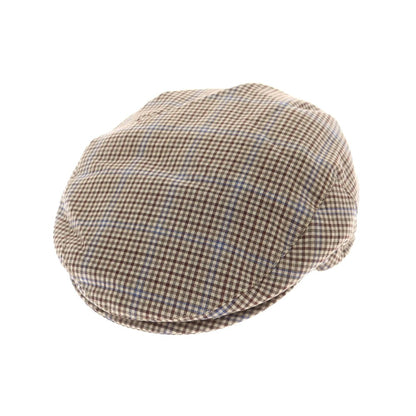 【中古】ブルックスブラザーズ Brooks Brothers ウール チェック ハンチング ベージュxブラウン【 L/XL 】【 状態ランクB 】【 メンズ 】