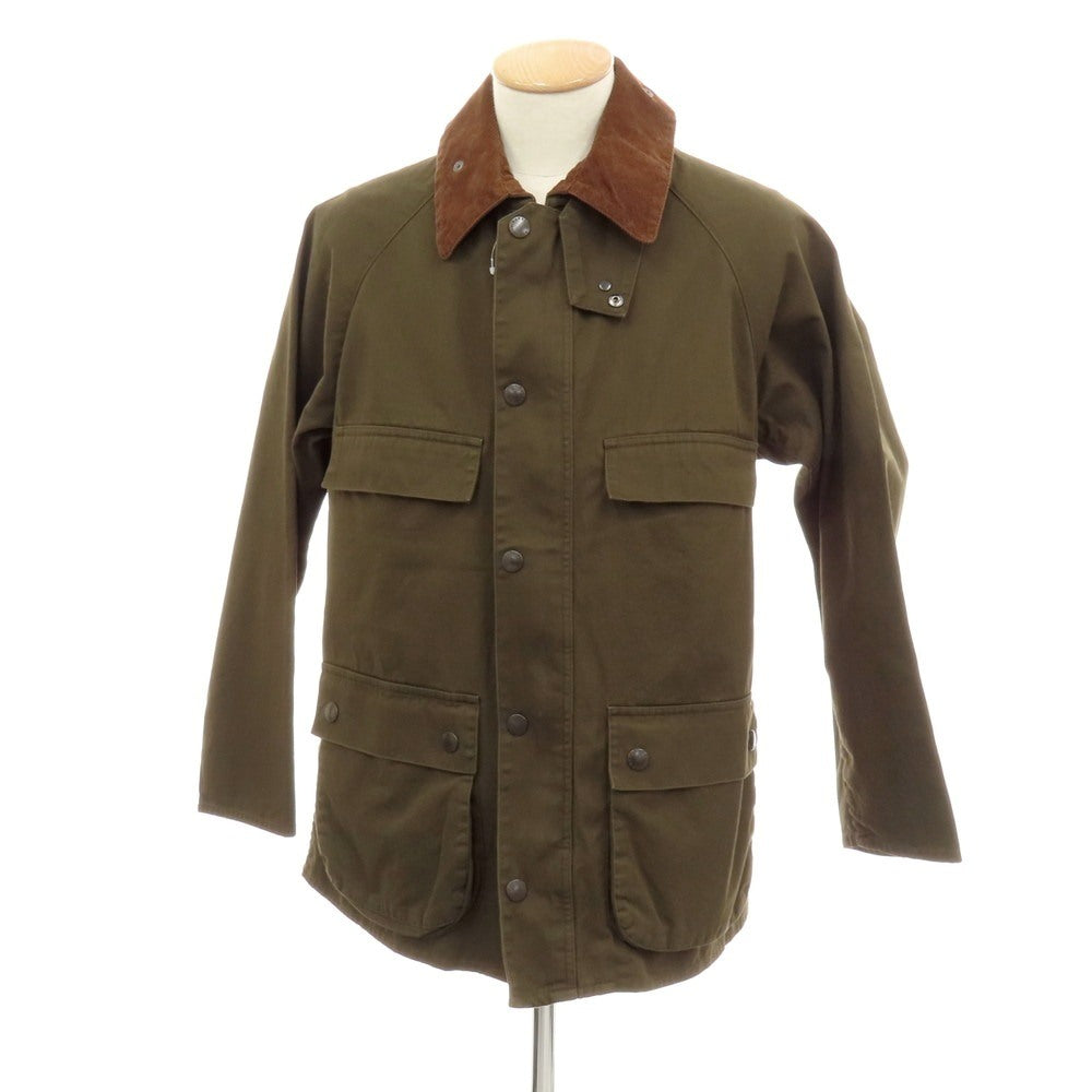 【中古】バブアー Barbour コットン ハンティングジャケット オリーブ【サイズ36】【 状態ランクB 】【 メンズ 】 [EPD]