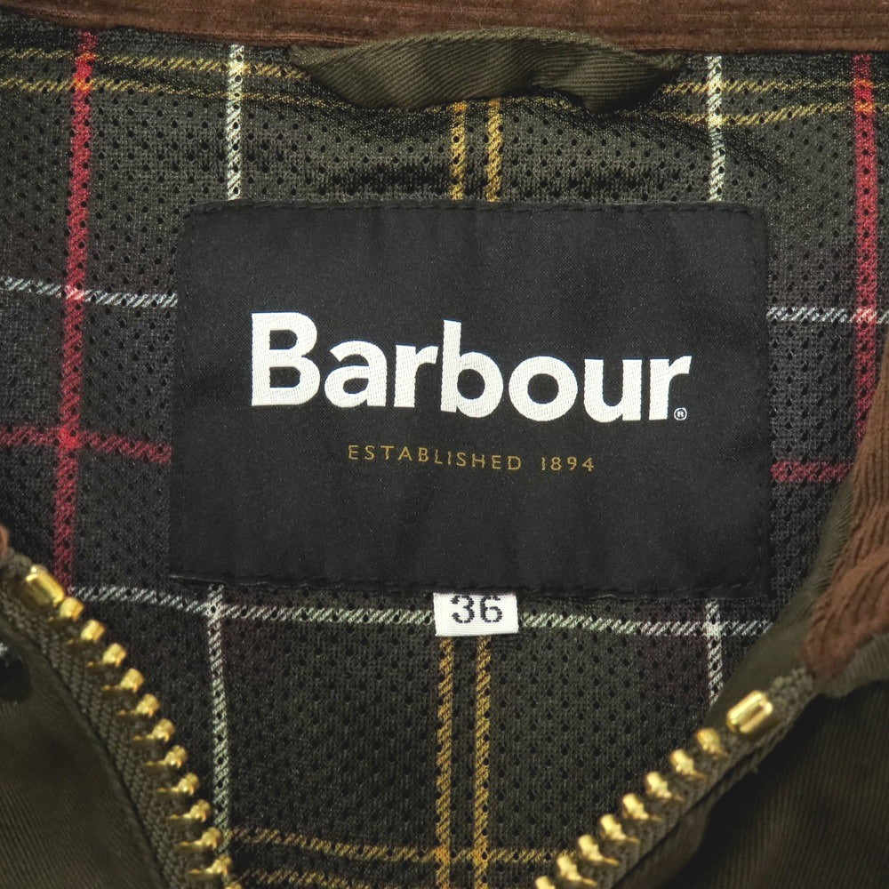 【中古】バブアー Barbour コットン ハンティングジャケット オリーブ【サイズ36】【 状態ランクB 】【 メンズ 】 [EPD]