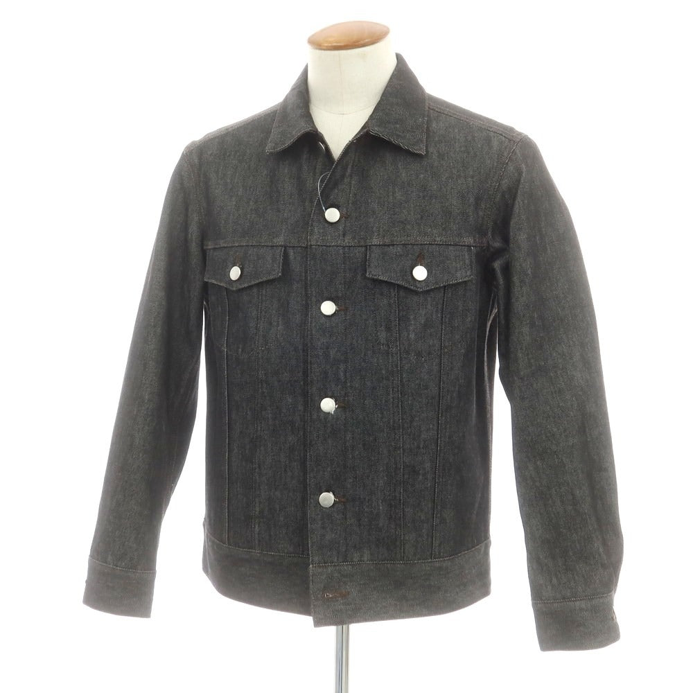 【中古】ジーニック Jeanik リジット デニムジャケット ジージャン ブラック【 M 】【 状態ランクA 】【 メンズ 】