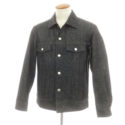 【中古】ジーニック Jeanik リジット デニムジャケット ジージャン ブラック【 M 】【 状態ランクA 】【 メンズ 】