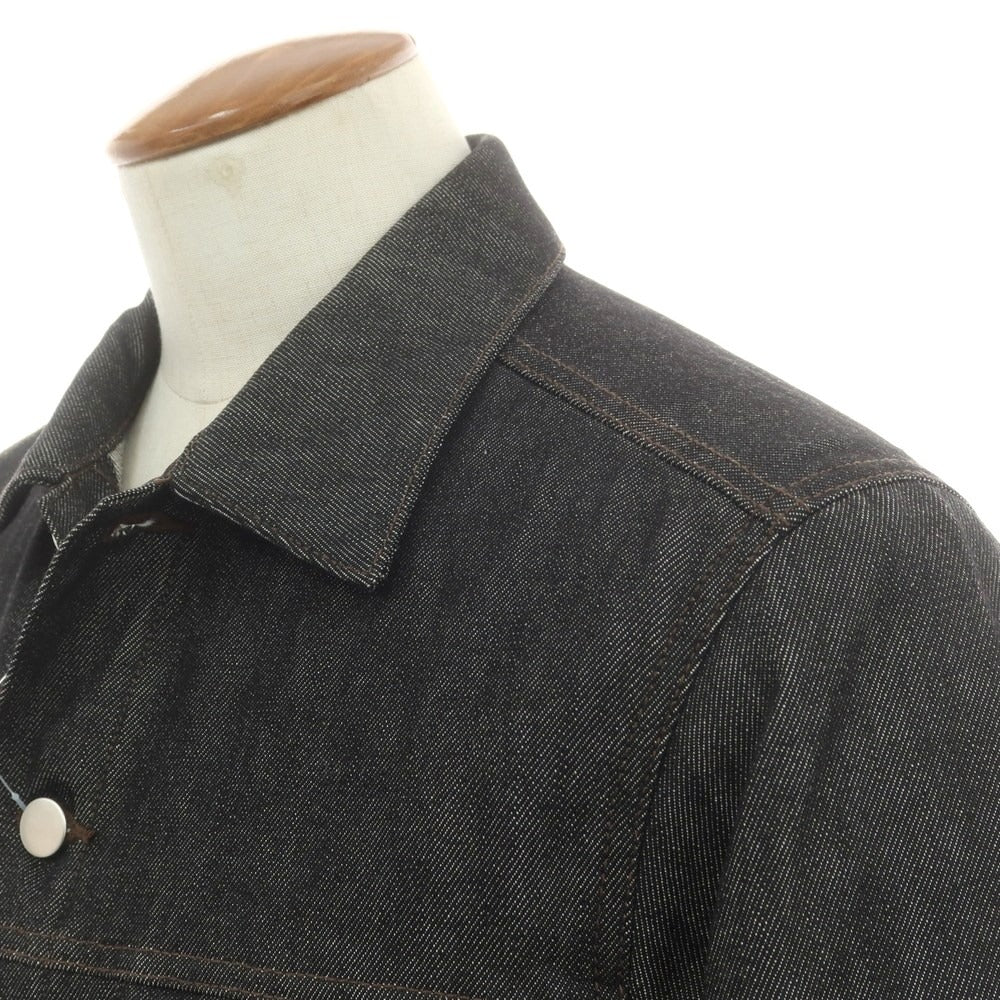【中古】ジーニック Jeanik リジット デニムジャケット ジージャン ブラック【 M 】【 状態ランクA 】【 メンズ 】