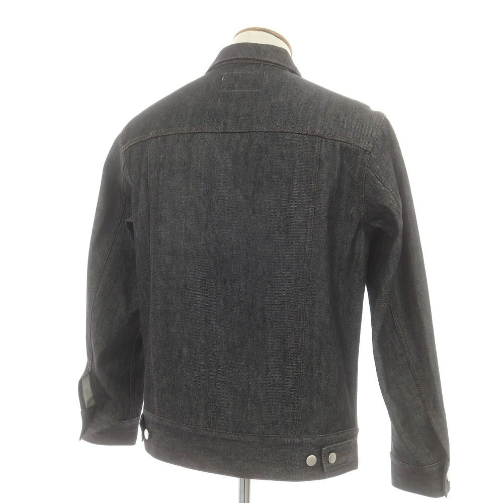 【中古】ジーニック Jeanik リジット デニムジャケット ジージャン ブラック【 M 】【 状態ランクA 】【 メンズ 】