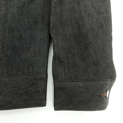【中古】ジーニック Jeanik リジット デニムジャケット ジージャン ブラック【 M 】【 状態ランクA 】【 メンズ 】