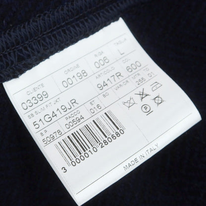 【中古】ティージャケット T-JACKET ウールナイロン ヘリンボーン 2B カジュアルジャケット ネイビー【 L 】【 状態ランクA 】【 メンズ 】