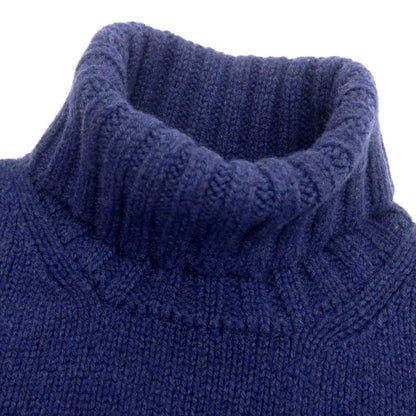 【中古】スローン SLOANE ウールカシミヤ タートルネック プルオーバーニット ライトネイビー【 3 】【 状態ランクA 】【 メンズ 】