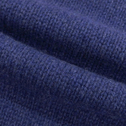 【中古】スローン SLOANE ウールカシミヤ タートルネック プルオーバーニット ライトネイビー【 3 】【 状態ランクA 】【 メンズ 】