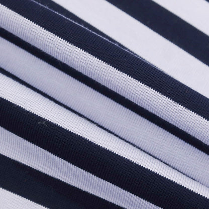 【中古】オーベルジュ AUBERGE Brilla per il gusto別注 ボーダー クルーネック 長袖Ｔシャツ ラベンダーxネイビー【 40 】【 状態ランクA 】【 メンズ 】