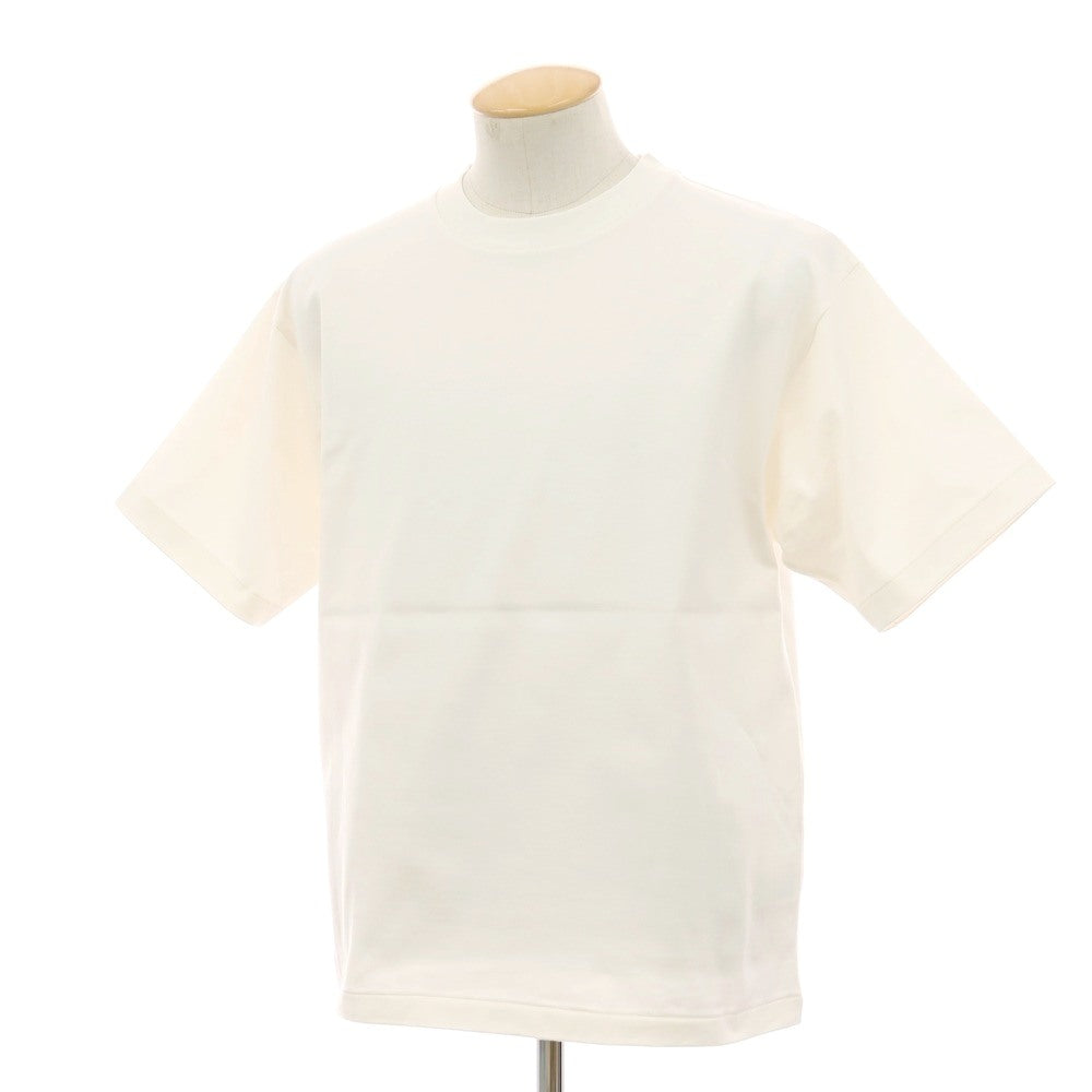 【中古】ビームスエフ BEAMS F コットン クルーネック 半袖Ｔシャツ オフホワイト【サイズS】【 状態ランクA 】【 メンズ 】
