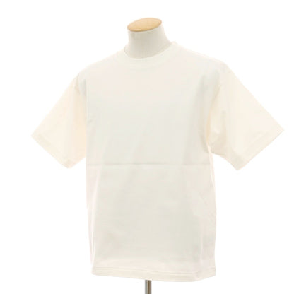 【中古】ビームスエフ BEAMS F コットン クルーネック 半袖Ｔシャツ オフホワイト【サイズS】【 状態ランクA 】【 メンズ 】