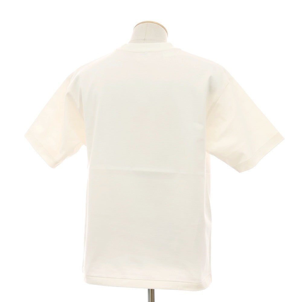 【中古】ビームスエフ BEAMS F コットン クルーネック 半袖Ｔシャツ オフホワイト【サイズS】【 状態ランクA 】【 メンズ 】