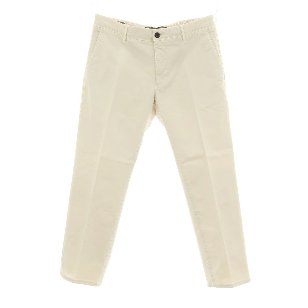 【中古】インコテックス スラックス INCOTEX SLACKS ストレッチ コットン カジュアルスラックスパンツ アイボリー【サイズ34】【 状態ランクA 】【 メンズ 】